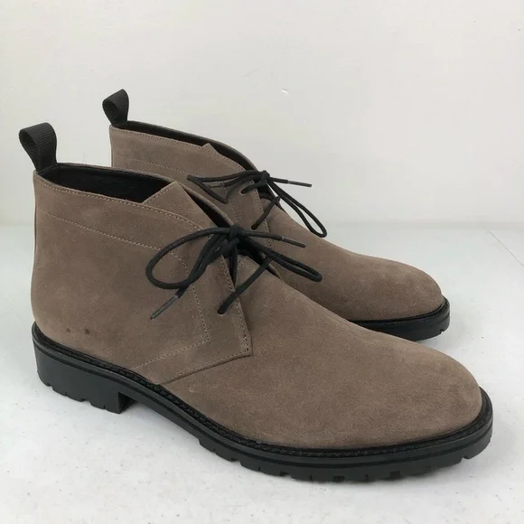 Calvin Klein Ultan Tan Suede Chukka Boots - Picture 1 of 11